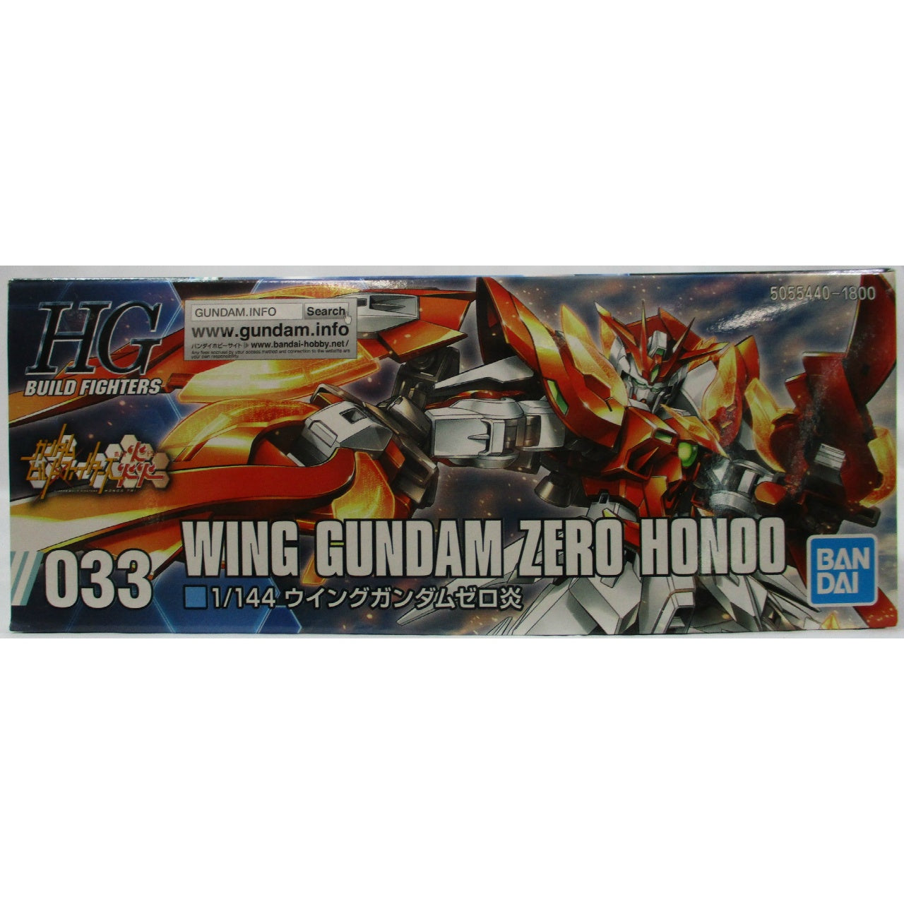 HGBF 1/144 Wing Gundam Zero Honoo (BANDAI SPIRITS), Action & Toy Figures, animota