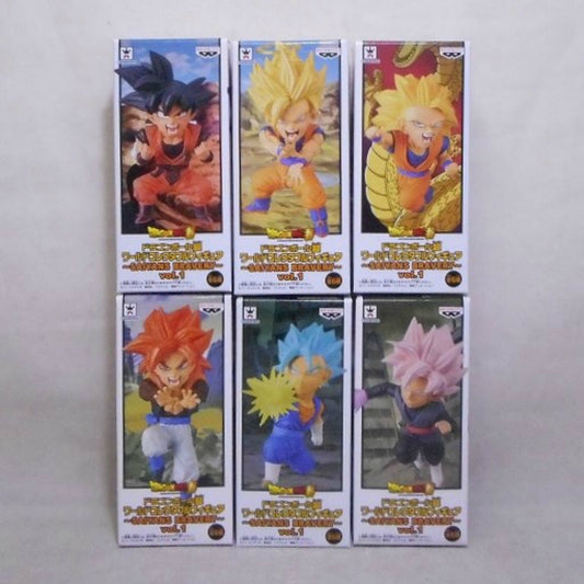 Dragon Ball Super World Collectable Figure ｰSAIYANS BRAVERY- Vol.1 Set of 6