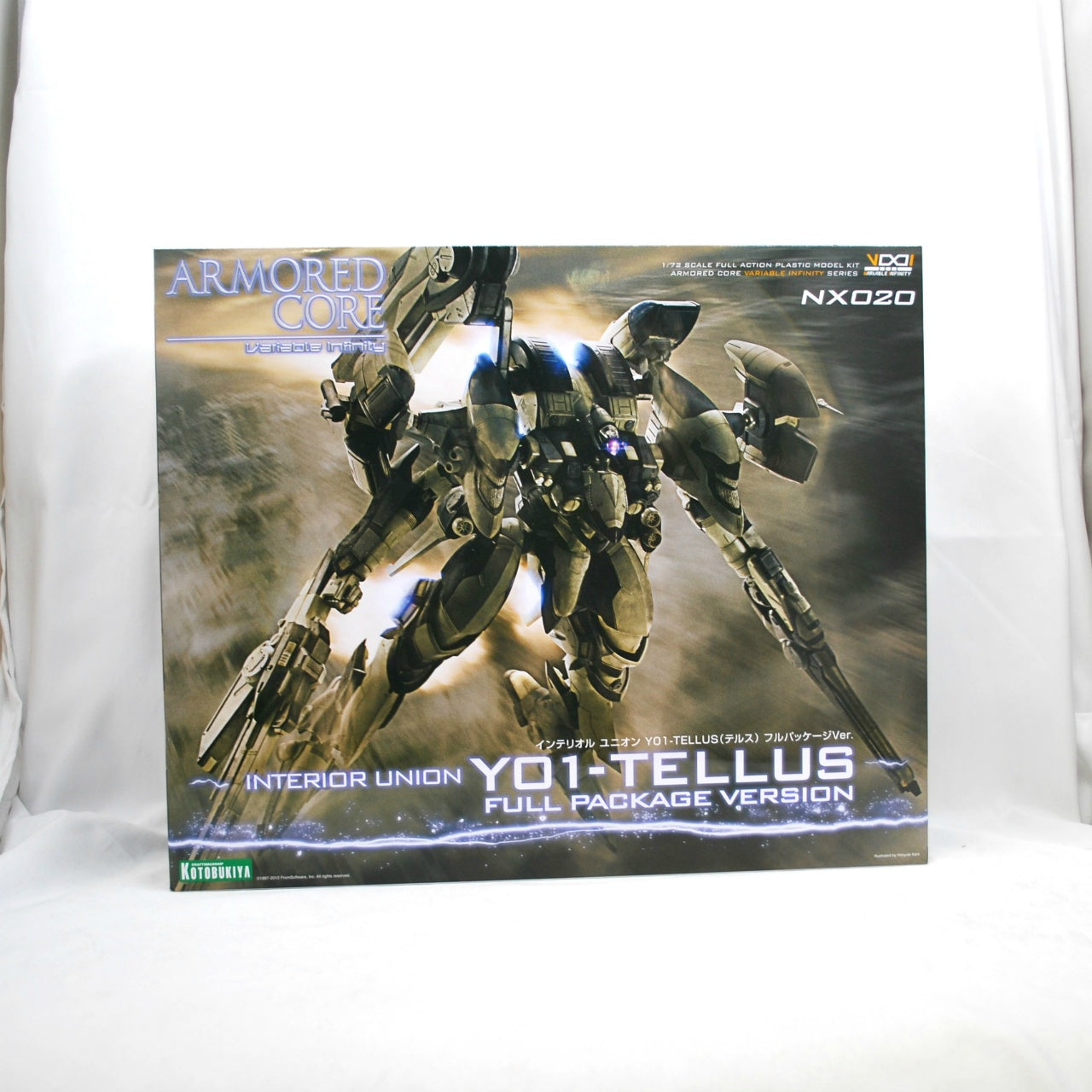 Armored Core Interior Union Y01-TELLUS Full Package Ver. 1/72 Plastic Model