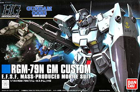 HGUC 1/144 RGM-79N GM Custom, Action & Toy Figures, animota