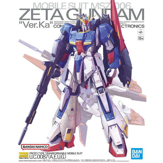 MG 1/100 Zeta Gundam Ver.Ka Plastic Model
