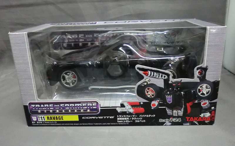 Transformers Binaltech BT-11 Ravage feat Chevrolet Corvette, animota