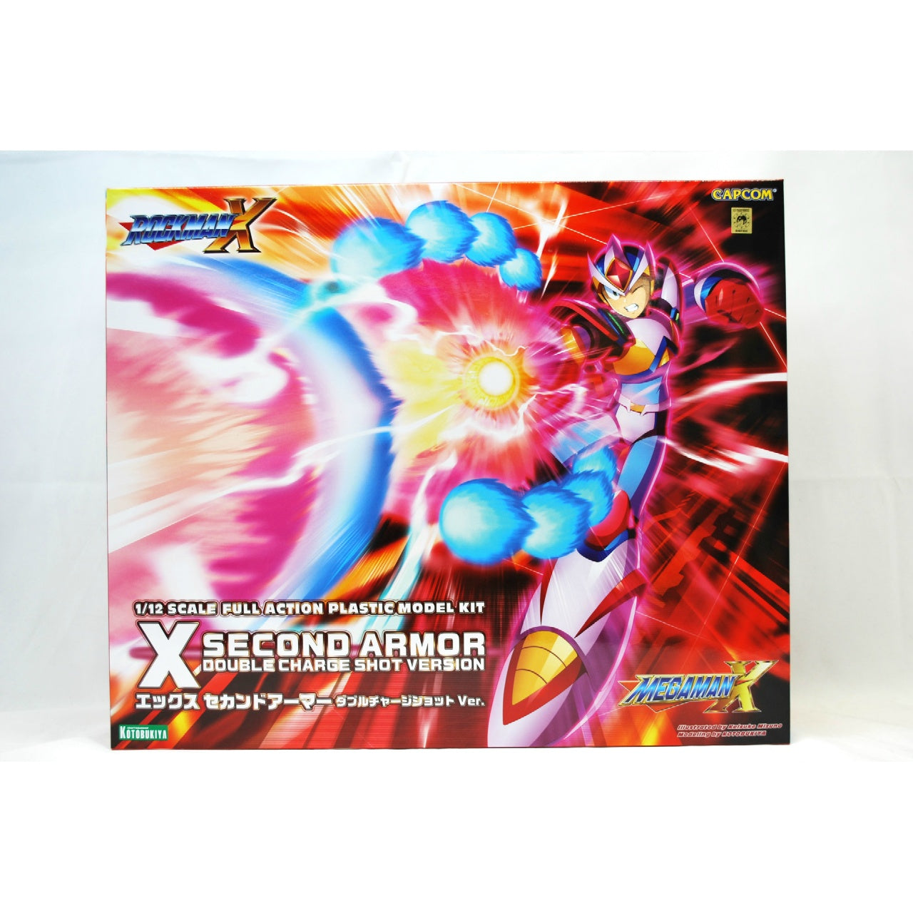 Mega Man X Second Armor Double Charge Shot Ver. 1/12 Plastic Model