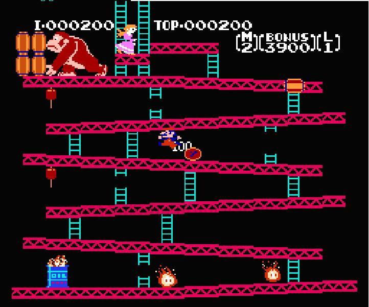 Donkey Kong.Nintendo Famicom Japanese Version