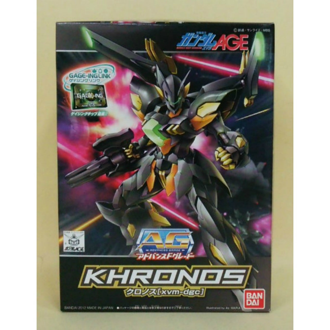 Gundam AGE Series AG 1/144 KHRONOS xvm-dgc, Action & Toy Figures, animota