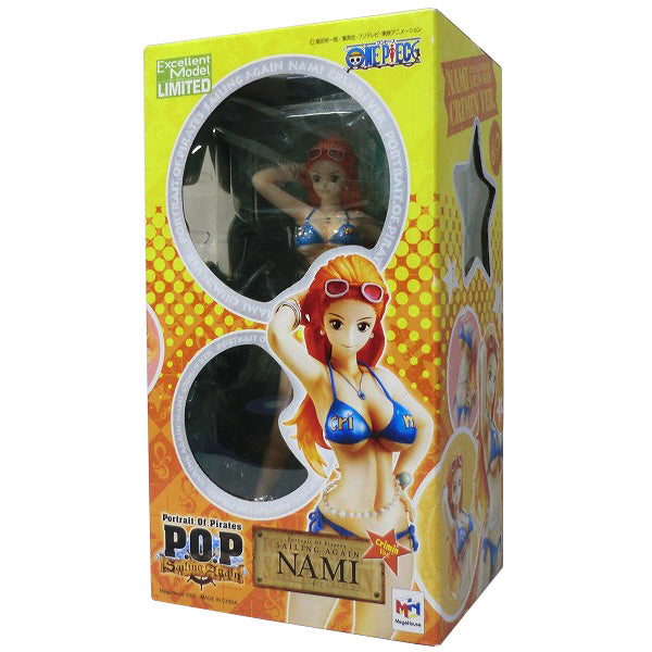 MegaHouse POP Sailing Again Nami Crimin Version (libro NO incluido)