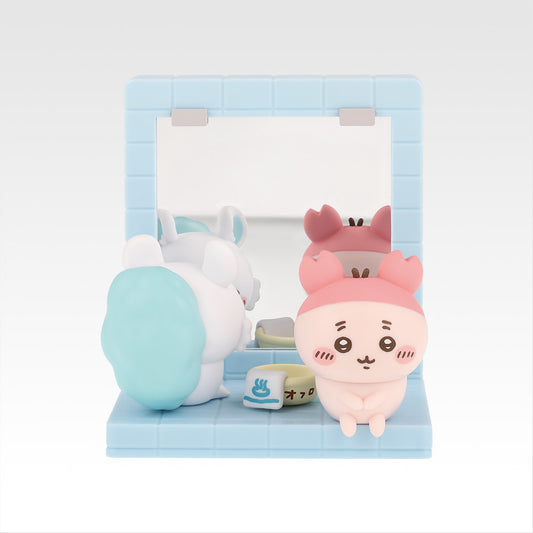 Chiikawa - Somehow Heartwarming: Chiikawa’s Bathhouse - Cute? Washing Area Figure [Ichiban-Kuji Prize D]