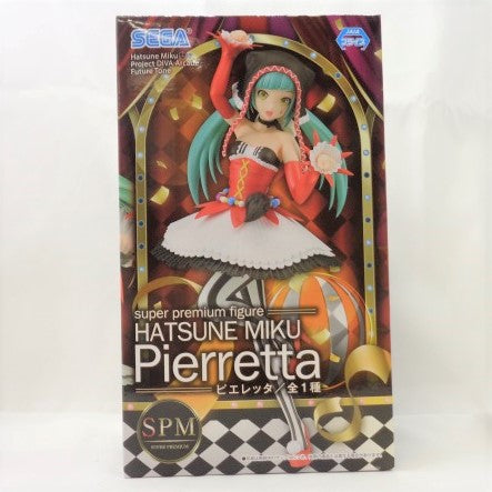 Sega Hatsune Miku Projekt DIVA Arcade Future Tone Super Premium Figur Hatsune Miku Pieretta Resale Edition