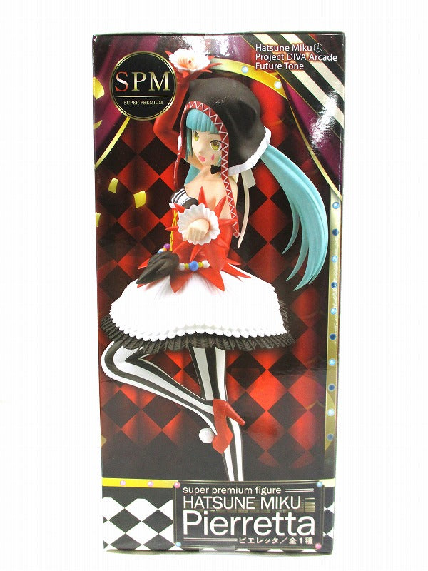 Sega Hatsune Miku Project DIVA Arcade Future Tone Super Premium Figure Hatsune Miku Pieretta Resale Edition, animota