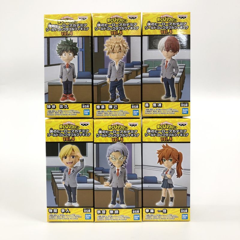 My Hero Academia World Collectable Figure Vol.4 Set of 6, Action & Toy Figures, animota