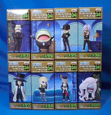 OnePiece World Collectable Figure Vol.24 Set of 8