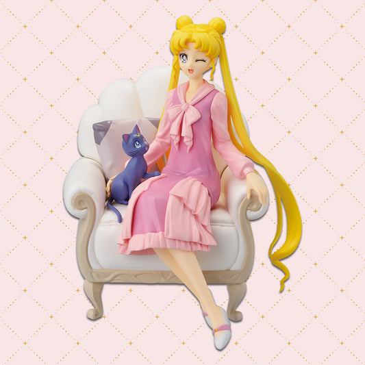 The Movie - Sailor Moon Cosmos - Antique Style - Usagi ＆ Luna - Figure [Ichiban-Kuji Prize A] | animota