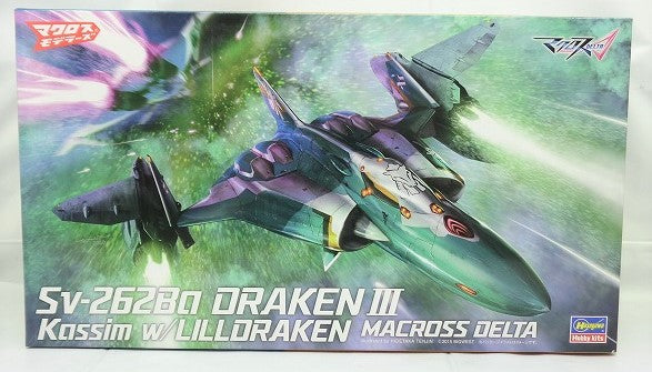 1/72 Sv-262Ba Draken III Kassim Custom mit Lilldraken „Macross Delta“ Plastikmodell 