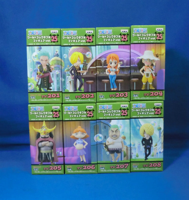 OnePiece World Collectable Figure Vol.25 - Set of 8, animota