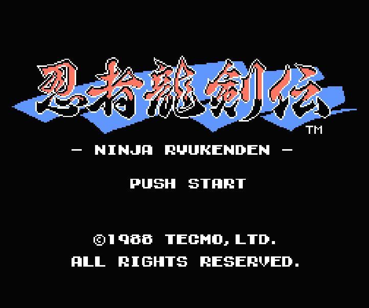Ninja Ryuken-den(NINJA GAIDEN).Famicom Japanese Version