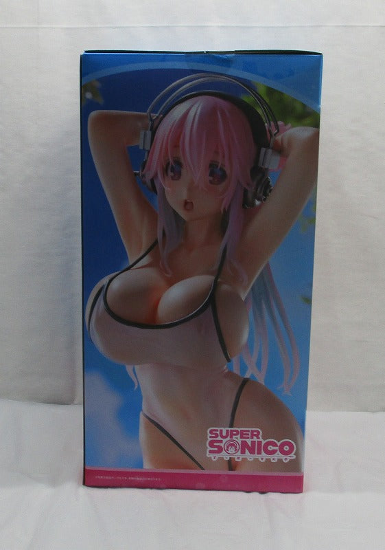 DreamTech Super Sonico [Stil Weißer Badeanzug] 1/7 Komplette Figur 