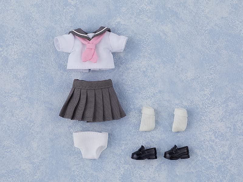 Nendoroid Doll Outfit Set: Short-Sleeved Sailor Outfit (Navy/Gray)