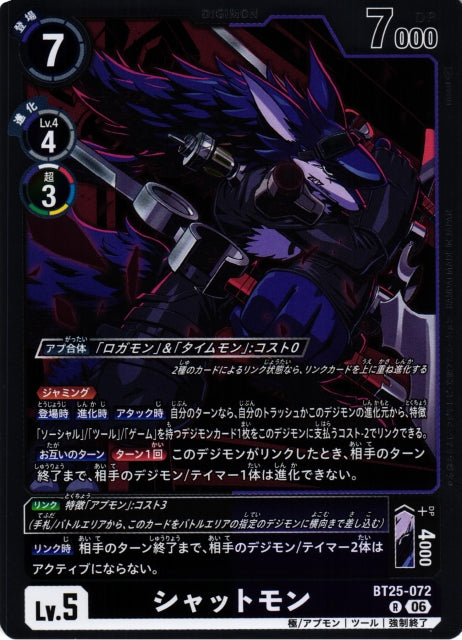 Shutmon BT25-072 R