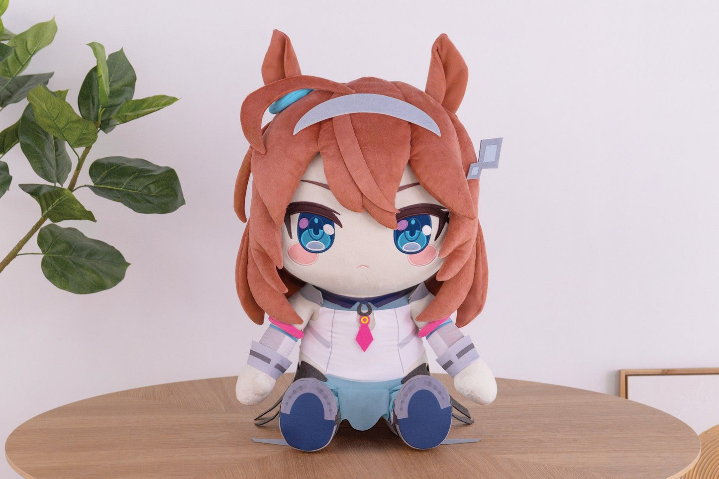 Dokyuto Puchi "Uma Musume Pretty Derby" Extra-Large Plush Doll: Mihono Bourbon