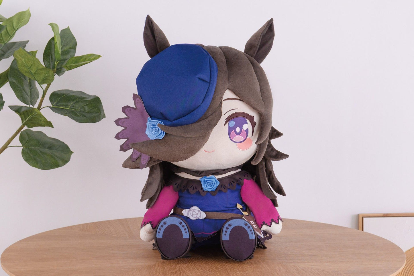 Dokyuto Puchi "Uma Musume Pretty Derby" Extra-Large Plush Doll: Rice Shower