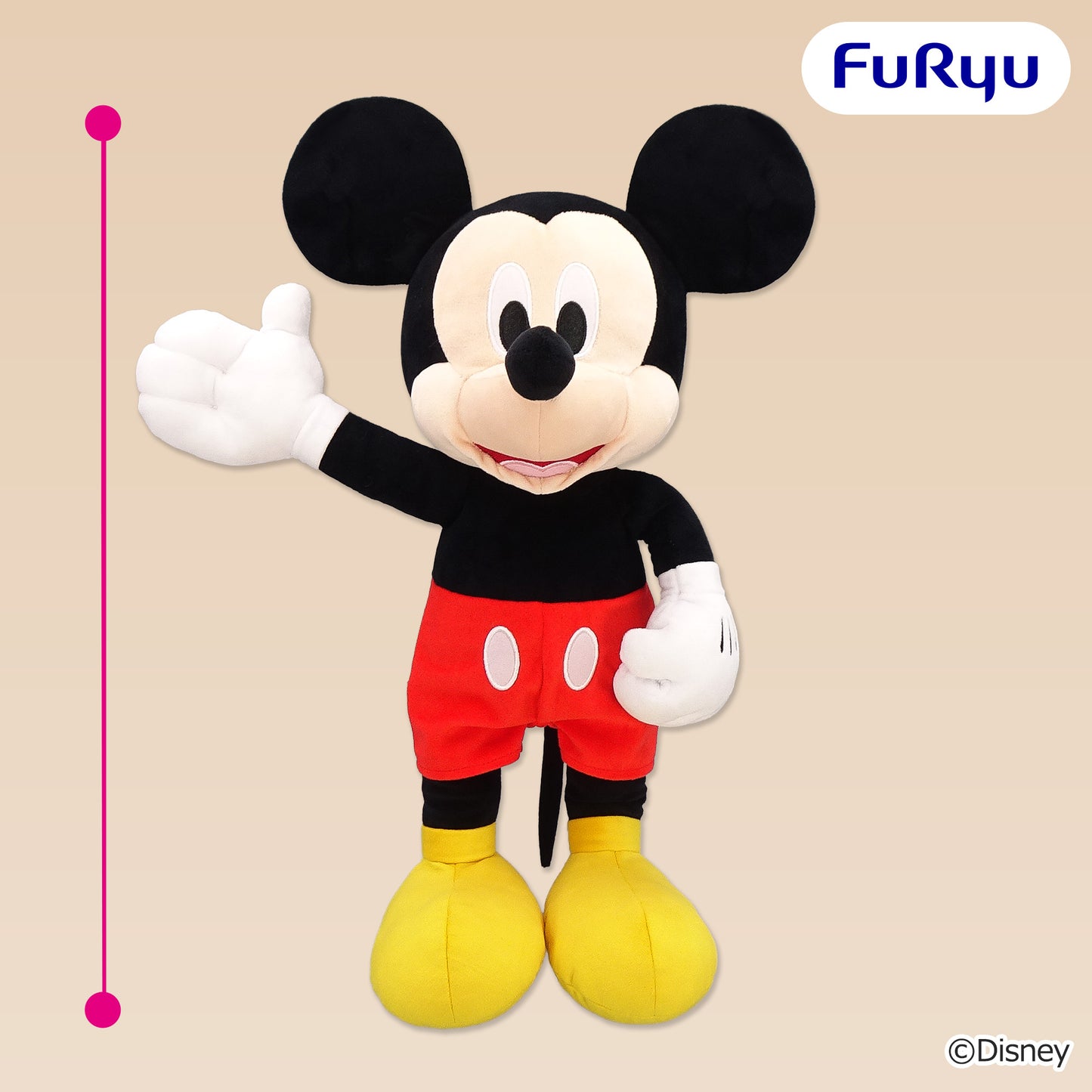 Mickey Mouse Posing Super BIG Plush Toy