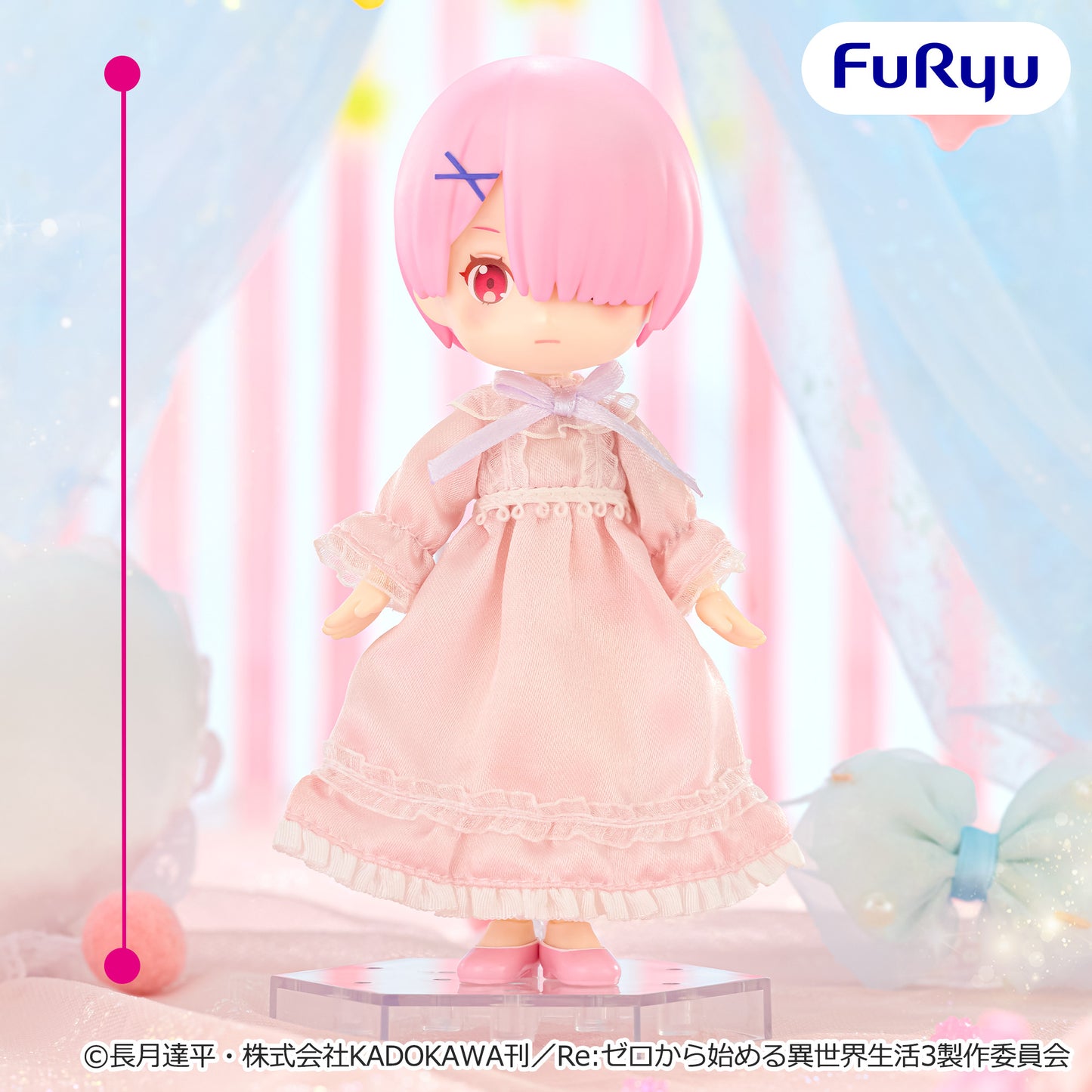 Re:ZERO -Starting Life in Another World - MeloDoll Figure - Ram (Nightdress Ver.)