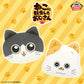The Guy That Got Reincarnated as a Cat - Face-Shaped Plush Cushion - Pun-chan