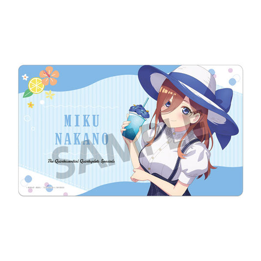 The Quintessential Quintuplets Specials New Illustration Rubber Mat Miku Nakano Vacation ver., Play Mats, animota