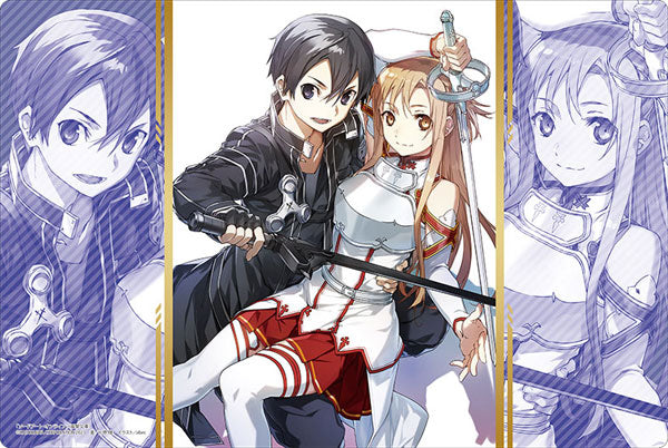 Bushiroad Rubber Mat Collection V2 Vol.1000 Dengeki Bunko Sword Art Online "Kirito & Asuna", Play Mats, animota