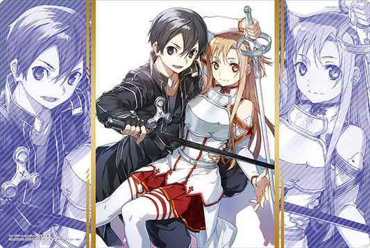 Bushiroad Rubber Mat Collection V2 Vol.1000 Dengeki Bunko Sword Art Online "Kirito & Asuna"