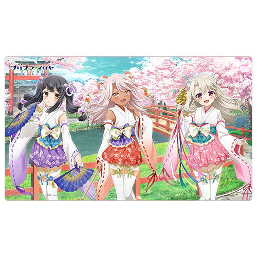 Movie Fate/Kaleid Liner Prisma Illya: Licht - The Nameless Girl New Illustration Rubber Mat (Illya & Miyu & Chloe / Shrine Maiden), Play Mats, animota