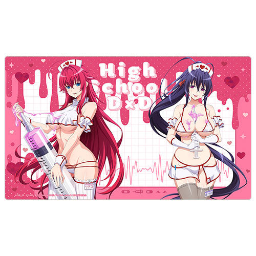 High School D x D HERO New Illustration Rubber Mat (Rias Gremory & Akeno Himejima / White Nurse), Play Mats, animota