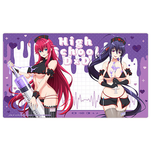 High School D x D HERO New Illustration Rubber Mat (Rias Gremory & Akeno Himejima / Black Nurse), Play Mats, animota