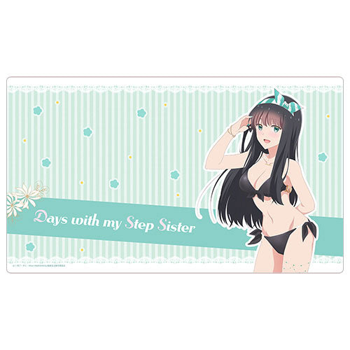 Days with My Stepsister New Illustration Rubber Mat (Shiori Yomiuri / Swimsuit), Play Mats, animota