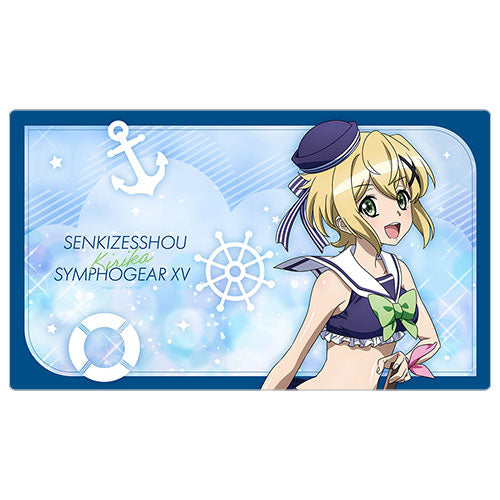 Senki Zesshou Symphogear XV New Illustration Rubber Mat (Kirika / Marine Sailor Swimsuit), Play Mats, animota