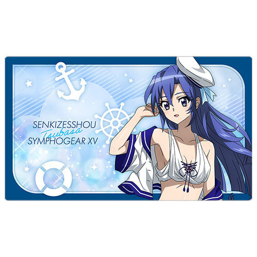 Senki Zesshou Symphogear XV New Illustration Rubber Mat (Tsubasa / Marine Sailor Swimsuit), Play Mats, animota