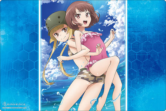 Rubber Mat V2 Vol.1568 Sword Art Online Alternative Gun Gale Online II "Llenn & Fukaziroh" Swimsuit