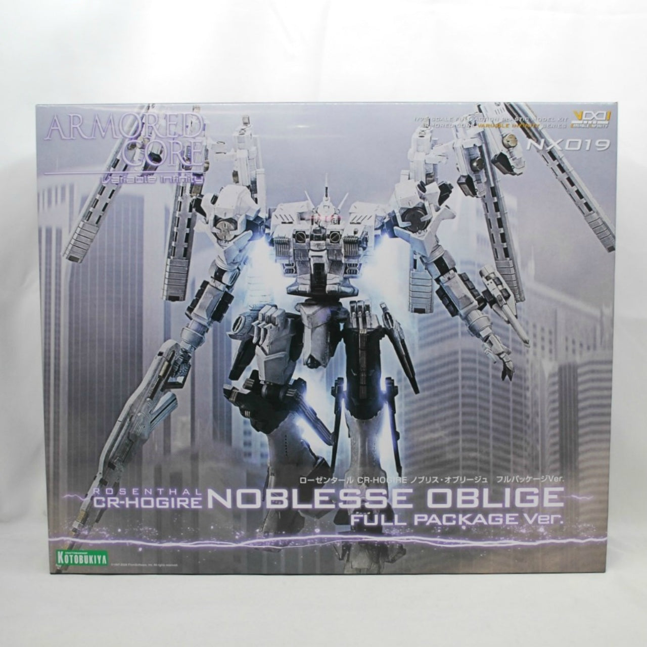 Armored Core Rosenthal CR-HOGIRE Noblesse Oblige Full Package Ver. 1/72 Plastic Model