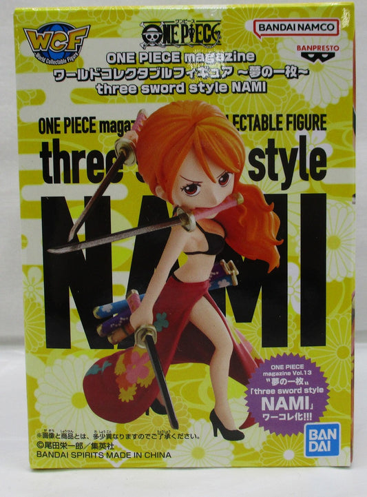 ONE PIECE magazine WORLD COLLECTABLE FIGURE three sword style NAMI