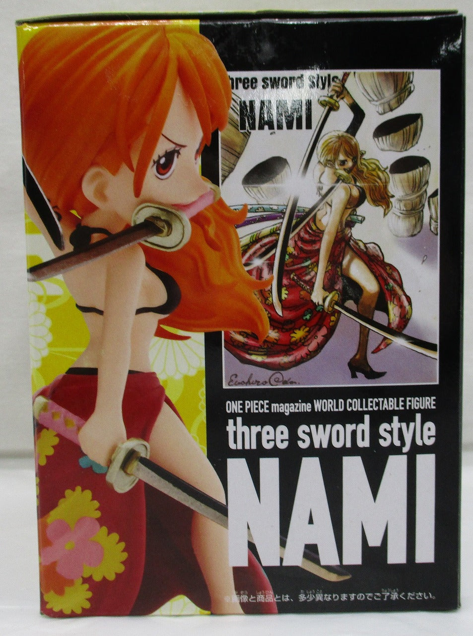 ONE PIECE magazine WORLD COLLECTABLE FIGURE three sword style NAMI