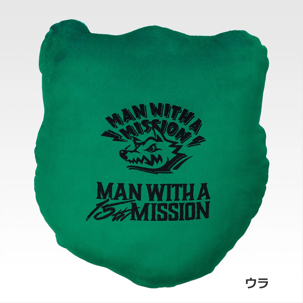MAN WITH A MISSION 15th ANNIVERSARY DJ Santa Monica Face Cushion [Ichiban-Kuji Prize F]
