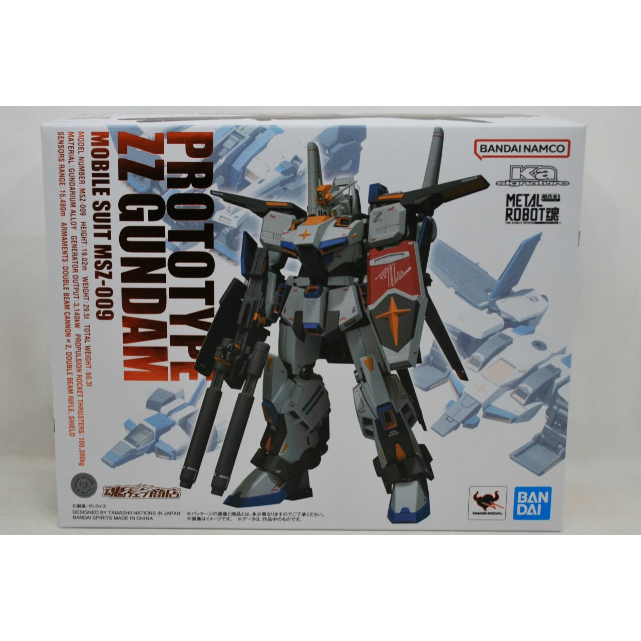 Metal Robot Spirits (Ka signature) -SIDE MS- Mobile Suit Gundam ZZ (M-MSV) Prototype ZZ Gundam