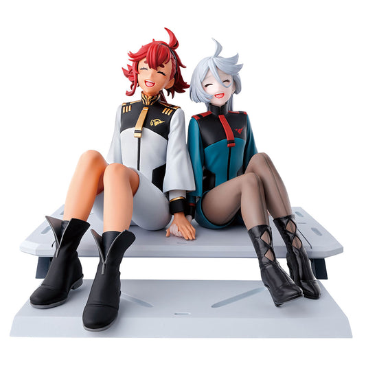 Mobile Suit Gundam: The Witch from Mercury Vol.3 Blessings to the fullest for you Suletta Mercury, Miorine Rembran Figure [Ichiban-Kuji Prize A]