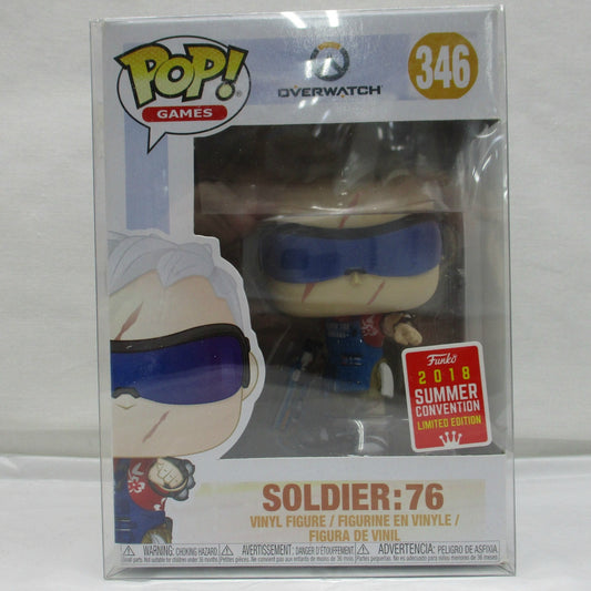 FUNKO POP! Game 346 Soldier:76 [Overwatch] Summer Convention Limited Edition, animota