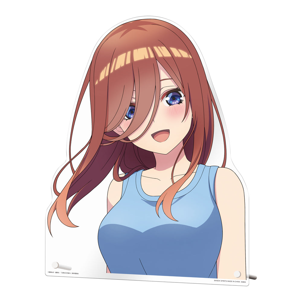 The Quintessential Quintuplets ＊ - A Special Day Spent with You - Miku Nakano Bust-Up Acrylic Board [Ichiban-Kuji Prize H]