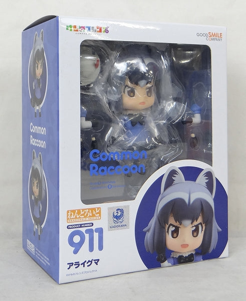 Nendoroid No.911 Common Raccoon Good Smile Online Shop bonus version with Gesturing Hand Parts, animota