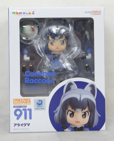 Nendoroid No.911 Common Raccoon Good Smile Online Shop bonus version with Gesturing Hand Parts