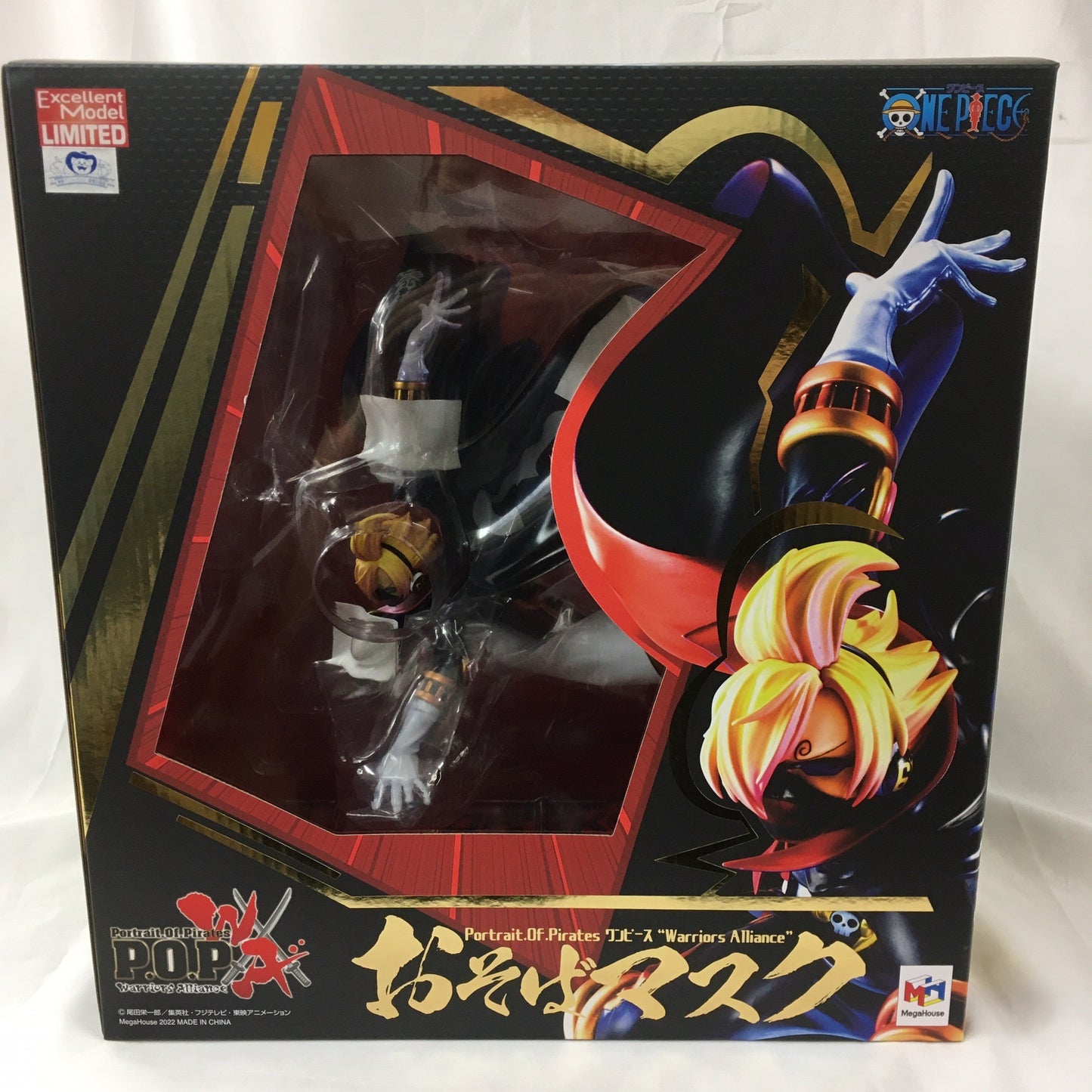 MegaHouse [ONE PIECE] P.O.P Warriors Alliance Soba Mask, Action & Toy Figures, animota