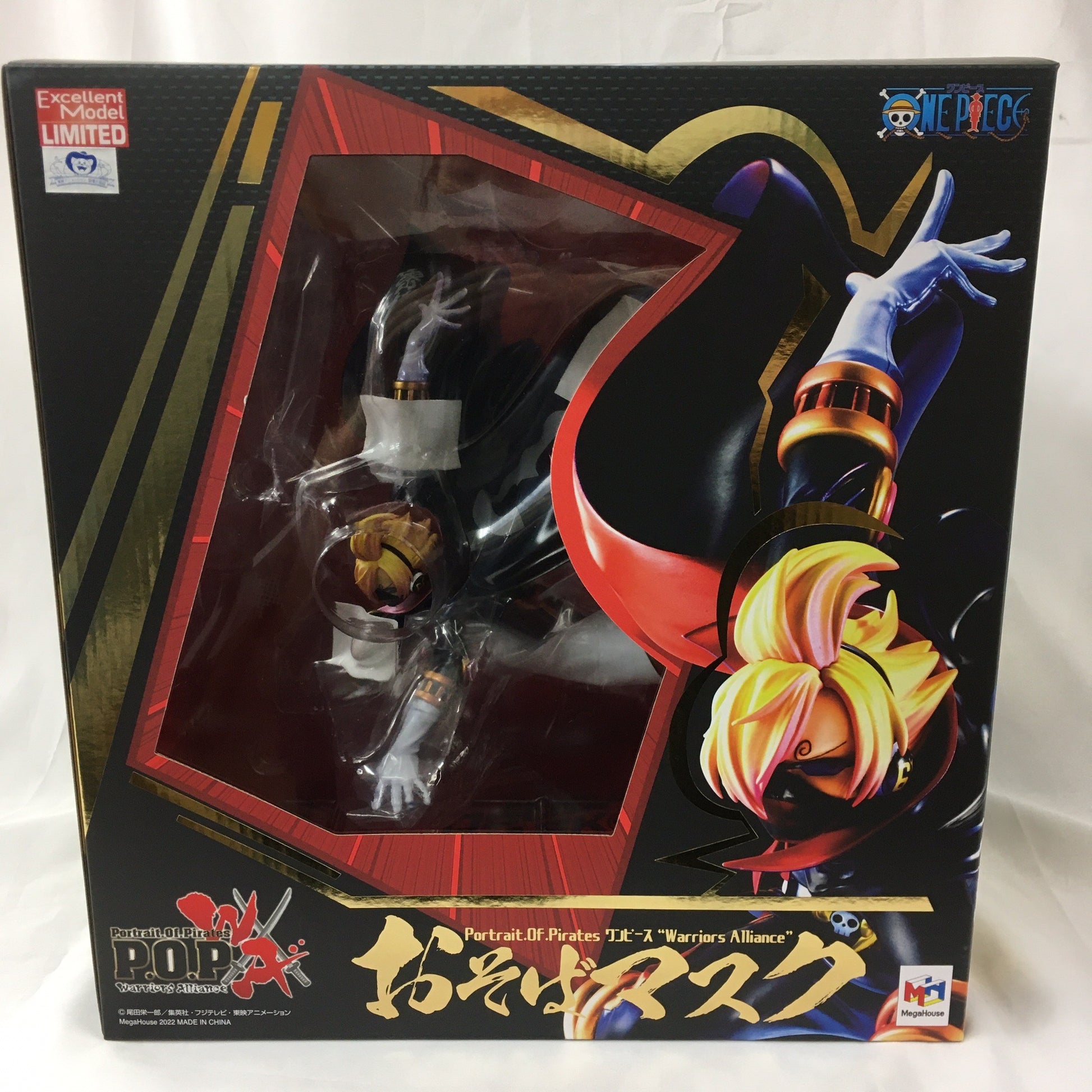 MegaHouse [ONE PIECE] P.O.P Warriors Alliance Soba Mask, Action & Toy Figures, animota