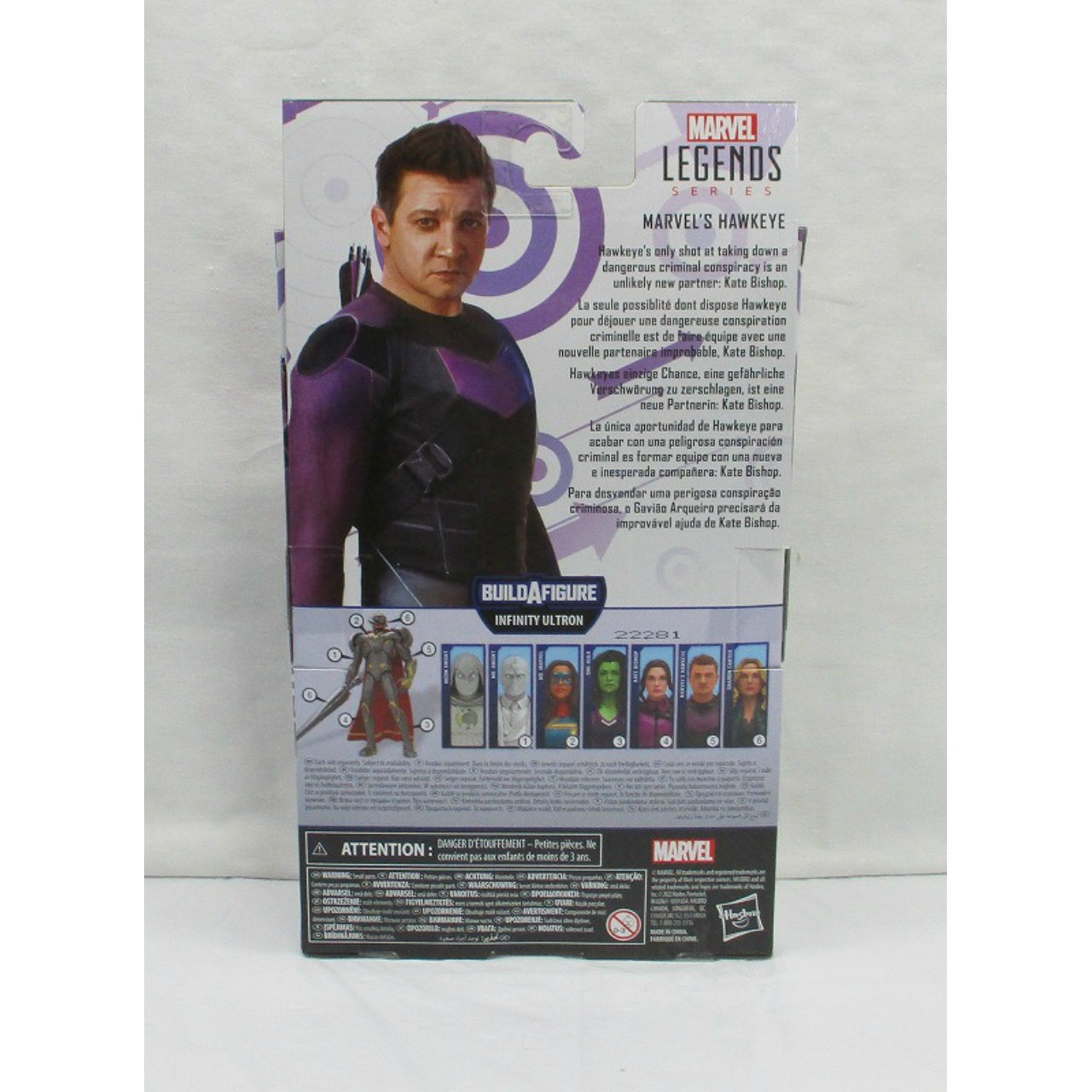 Hasbro Marvel Legends Series Infinity Ultron Hawkeye 6-Zoll-Actionfiguren